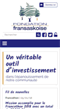Mobile Screenshot of fondationfransaskoise.ca